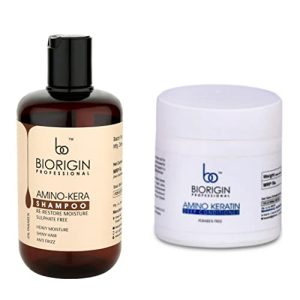 Beauty Ark Biorigin Re-Restore Shampoo Keratin Shampoo 250ml + Amino Keratin Conditionar 100gm