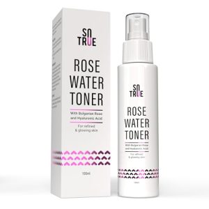Sotrue Rose Water Spray For Face | Alcohol Free Face Toner with Bulgarian Rose & Hyaluronic Acid