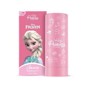 Disney Frozen Princess By RENEE Unicorn Makeup Kit Elsa 7.4 Gm, Pre-teen Girls, Includes 2 Matte, 4