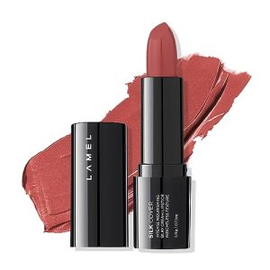 Lamel- Silk Cover Silky Cream Lipstick 403- Soft Coral (Neutral Pink)| smooth & nourishing texture |