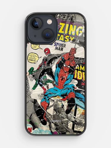 Macmerise Phone Case | Compatible with iPhone 13 Back Cover Case | Design Comic Spidey | 360 Degree
