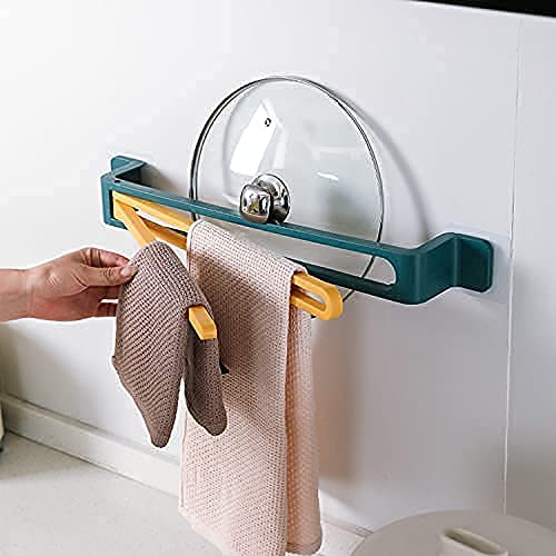 Towel Bar Holder for Bathroom | Wall Mounted Hand Napkin Towel Rail Hanger for Kitchen, Bathroom,