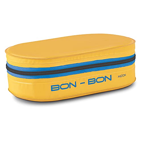 MILTON New Bon Bon Lunch Box with 2 Leak-Proof containers, 280 ml Each, Yellow | Airtight |
