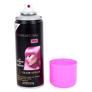 HUDA GIRL BEAUTY 1 Day Temporary Pink Hair Color Spray with Botox, Collagen and Argan Oil for