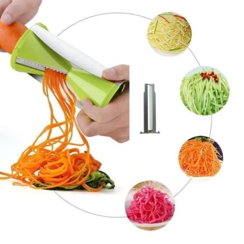 Suzec Spiral Vegetable Slicer Pasta Noodle Spaghetti Maker, Perfect & Solid Grip, Spiral Slicer