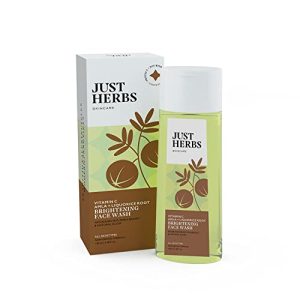 Just Herbs Skin-Rejuvenating Ayurvedic Face Wash Cleanser Powered with Vitamin C, Amla & Liquorice