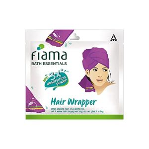 Fiama Bath Essential Hair Wrap, Pack of 1, Bath Accessories for Hair, Used to Dry Hair