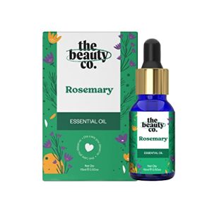 The Beauty Co Rosemary Essential Oil for Hair Growth & Acne Control 15 ml | Thick & Voluminous Hair