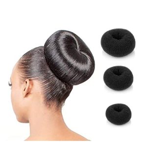 Saavi Hair Donut, Ring Bun Shape Juda | Styling Tools Black | Hair Accessories For Kids | Juda Hair