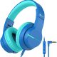 iClever Kids Headphones with Microphone for Boys,Over Ear HD Stereo Headphone for Children,85/94dB