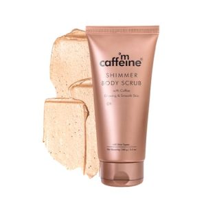 MCaffeine Shimmer Body Scrub With Coffee For Smooth & Glowing Skin (150 g)