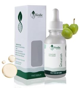 iVedic AyurScience Glow Elixir Face Serum | Only For Dry Skin with Wheatish tone | Power of 2 with