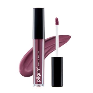 Pilgrim Liquid Matte Lipstick - Mauve Desire | Lipstick for Women with Hyaluronic Acid & Spanish