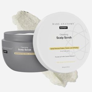 Bare Anatomy Scalp Scrub with Natural AHAs, Coconut & Sugar | Get Up To 99% Dandruff Reduction |