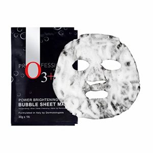 O3+ Power Brightening Bubble Sheet Mask for Deep cleansing and glowing skin (30gm,Pack of 1)