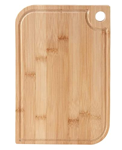 INOVERA (LABEL) Bamboo Kitchen Vegetables Fruits Chopping Cutting Board with Juice Groove, 33L x 23B