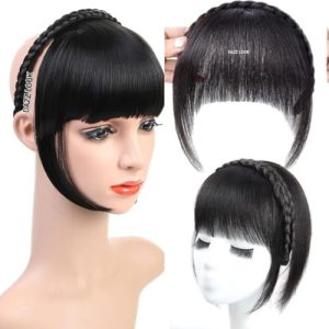 Dazz Look Fashion Synthetic Wigs Headband Front Hair Bangs Fringe Hair Extensions for Women Girls