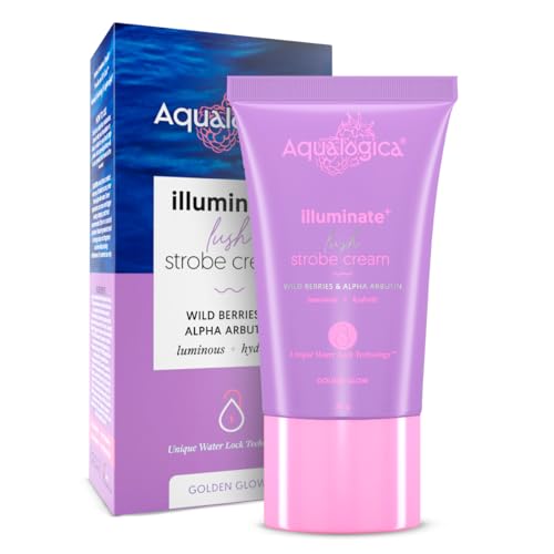 Aqualogica Illuminate+ Lush Strobe Cream with Wild Berries and Alpha Arbutin - 30g