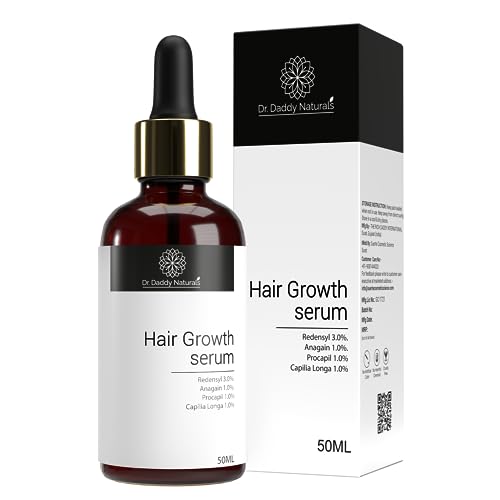 Dr. Daddy Naturals Hair Growth Serum with 3% Redensyl, 1% Anagain, 1% Procapil, 1% Capilia Longa |