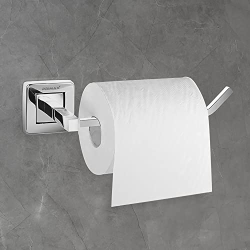 Primax Stainless Steel Toilet Paper Roll Holder in Bathroom/Kitchen/Bathroom Accessories (Chrome
