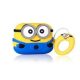 Prolet Designed for AirPods Pro Case Cute 3D Minion Fashion Character Silicone Case Cover for