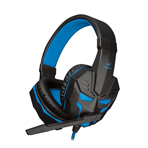 Aula LB-01 Prime Gaming Over-Ear Headset, 2 x 3.5 mm USB (for Illumination) | Built-in Microphone,