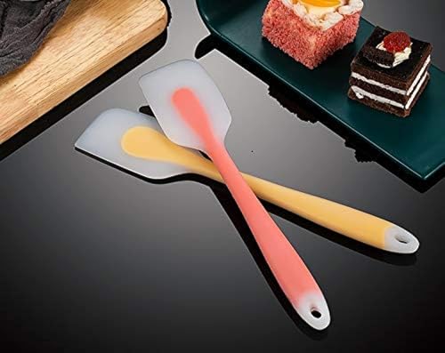 Baskety Silicone Spatulas Heat Resistant Flexible Spatula 450F with Stainless Steel Core - FDA Grade