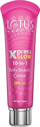 Lotus Herbals Make-up Xpress Glow 10 in 1 SPF 25 Daily Beauty Cream (Royal Pearl, 30g)