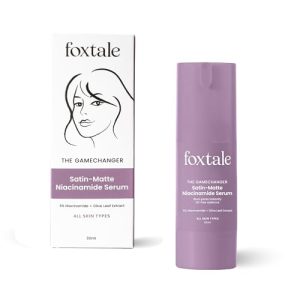 Foxtale 10% (Niacinamide + Olive Leaf Extract + Propanediol) Face Serum with Olive Leaf Extract &