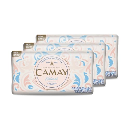 Camay Natural International Beauty Soap With Cedarwood&Bergamot(Buy 2 Get 1 Free) Combo Pack