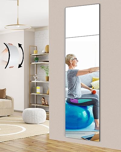 Kids Safety Shatterproof Mirror For Wall,Mirror Tiles,Made Of Unbreakable Acrylic,Extra Thick