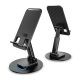 PARTEET Mobile Phone Stand 360° Rotation Height and Angle Adjustable Cell Phone Stand for Desk