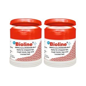 Bioline White Perfumed Petroleum Jelly, Moisturizing & Soothing Cream For Chapped Lips, Rough Hands,