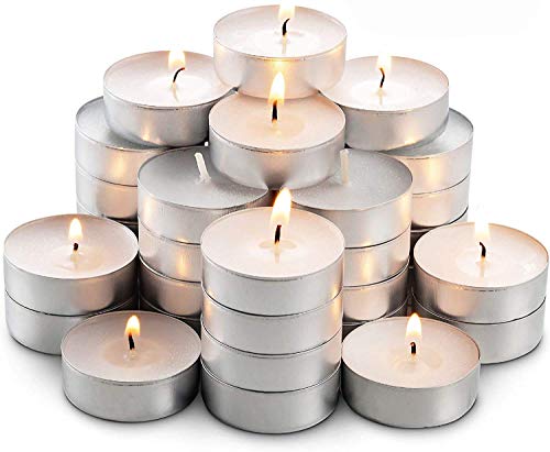 AuraDecor White Tealight Candle Burning Time 2.5 to 3 Hours || T Light Candle || Tealight Candle ||