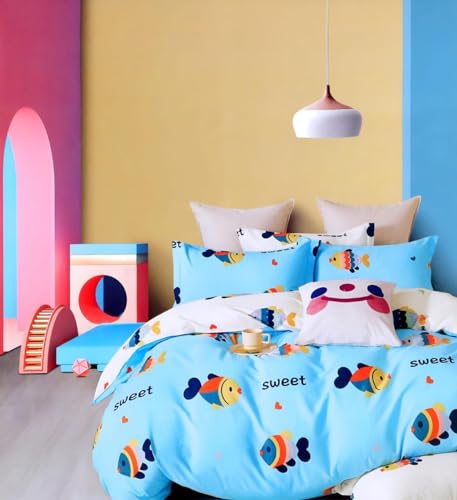 Akshya Trendy Single bedsheet Prints for Kids Bedroom| Kid Friendly Bedding