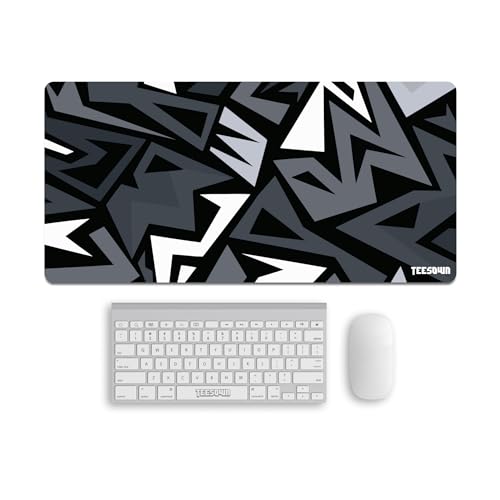 Teesown Large Extended Mouse Pad for Laptop Desktop PC and Gaming Desk Mat Rubber Base Desk Pad
