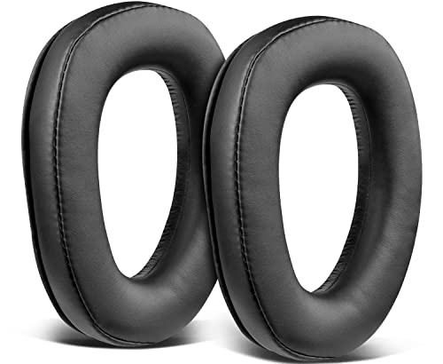 SOULWIT Protein Leather Earpads Replacement for Sennheiser GSP 370/350/303/302/301/300 Headphones,