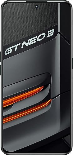 realme GT Neo 3 (150W) (Asphalt Black, 12GB RAM, 256GB Storage)