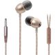 Everycom Bass Boost+ Premium Wired in-Ear Earphone with Mic Button for All Smartphones - Gold (3