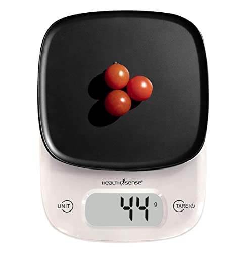 HealthSense Weight Machine for Kitchen, Kitchen Food Weighing Scale for Health, Fitness, Home Baking