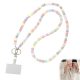 WISKA Mobile Phone Charm and Lanyard Strap Hands-Free Crossbody Sling, Hanging Neck Chain Carrier