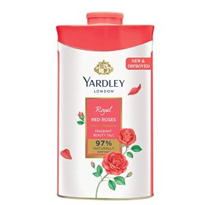 Yardley London Royal Red Roses Perfumed Talc| Fragrant Beauty Talc for Women| Smooth Texture| 250g