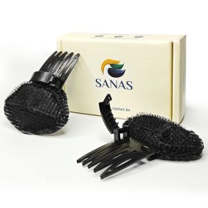 Sanas Puff Maker For Hair 2Pc Hair Puff Accessories Hair Style Tools Hair Bun Maker With Inserts
