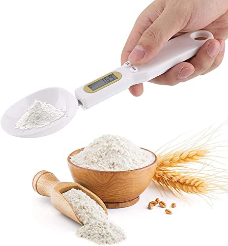 Tusmad Kitchen Food Digital Spoon Scale, Scale 1.1lb/500g(0.1g) Kitchen Tools Accessories with LCD