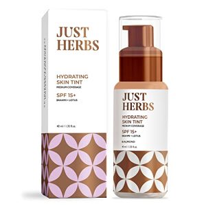 Just Herbs Ayurvedic Herb Enriched Skin Tint BB Cream For Pores,Blemish & Skin Tone CC Cream