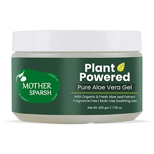 Mother Sparsh Plant Powered Pure Aloevera Gel For Skin & Hair | Hydrating & Soothing Multipurpose