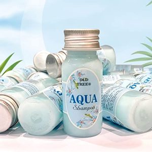 Old Tree Aqua Hair Shampoo Toiletries Kit 35ml - (Set of 50 Pcs) | Travel Size Aqua Hair Shampoo for