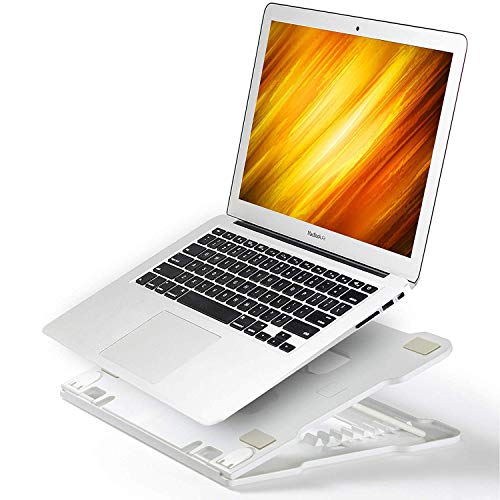 URBAN KINGS Abs Plastic Laptop Stand for Desk, Adjustable 8 Angle Laptop Riser for MacBook Pro and