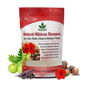 Havintha Natural Hair Shampoo With Amla Reetha Shikakai Methi Dana And Hibiscus Powder For Men &