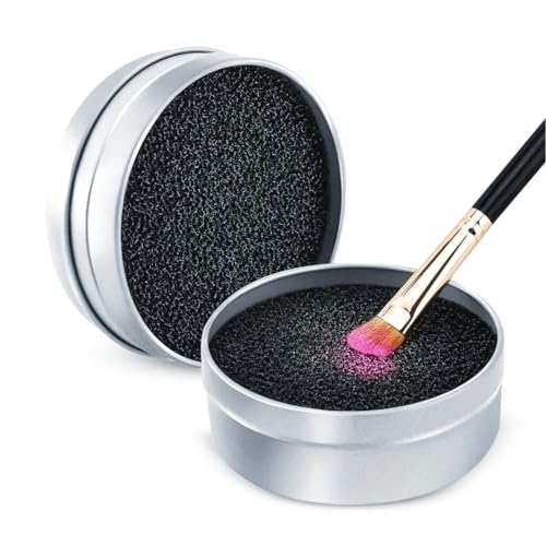Gleva Color Removal Sponge from Makeup Brushes, Quick Removes Shadow Color from Your Brushes, Makeup